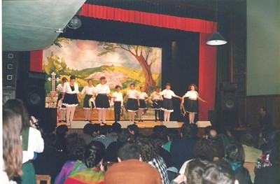 Exibição de uma aula de Ginástica-SCA